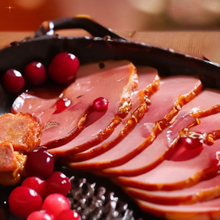 JAMÓN AHUMADO EN SALSA DE ARÁNDANOS