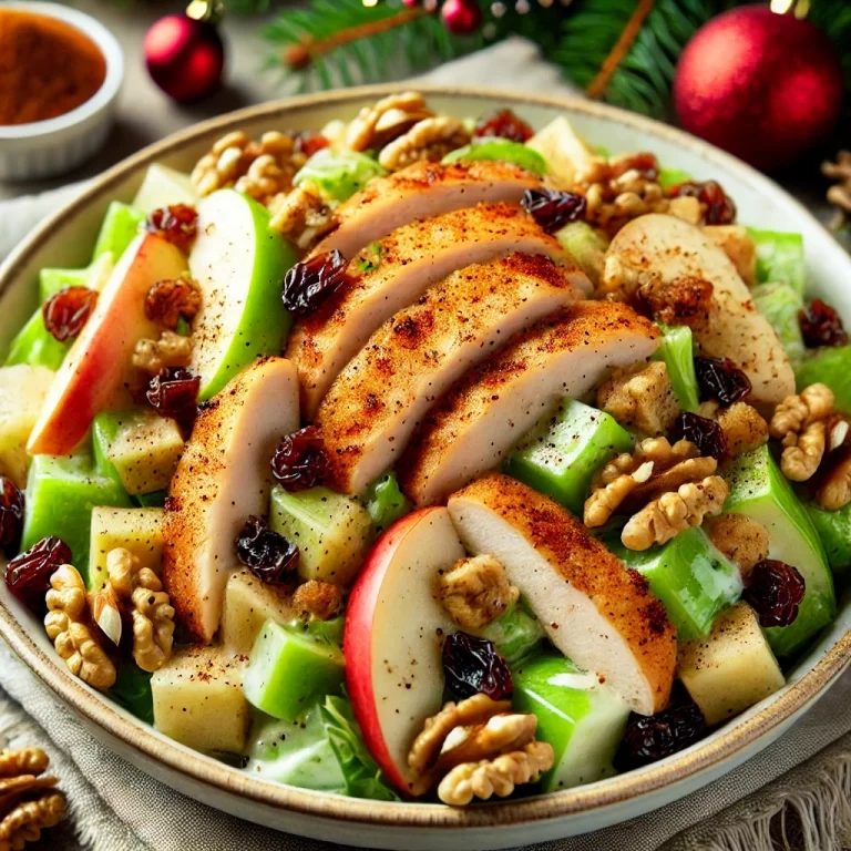 POLLO PIMENTÓN AHUMADO CON ENSALADA DE MANZANA